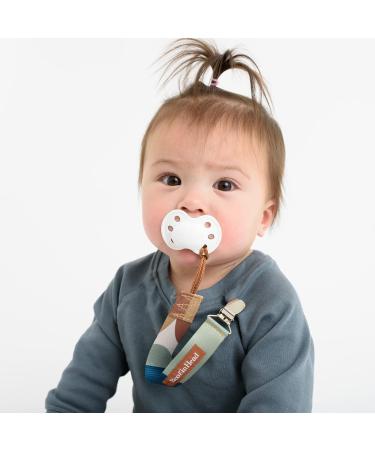 BooginHead Pacifier Clip 3-Pack - Geometric Blue | Baby Pacifier Holder PaciGrip - Buy Online on GoSupps.com