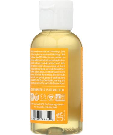 Buy Dr. Bronner's Citrus Castile Soap 2 FZ - Organic Versatile & Eco-Friendly - International Shipping Available - Buy Online on GoSupps.com