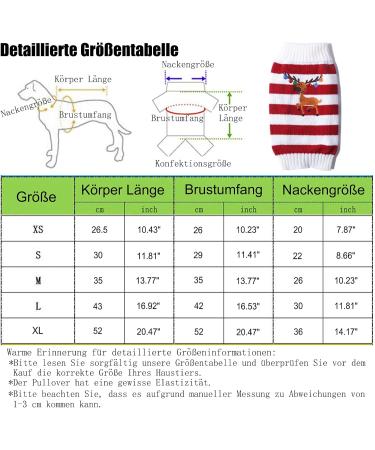 Buy Hrttsy Christmas Dog Sweater - Warm Winter Pullover for Small & Large Dogs | Cozy Pet Coat & Costume - Buy Online on GoSupps.com