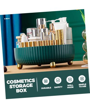  FRCOLOR FRCOLOR Cosmetic Storage Box Palettes in Sink Jewelry Tray Round Rotating Makeup Tray Household Organizer Compartment Fruit Storage Box - Buy Online on GoSupps.com