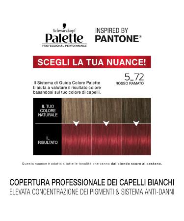 Schwarzkopf Palette Coloration Pantone Red 5-72 | Buy Now for Vibrant Long-Lasting Hair Color - International Shipping Available - Buy Online on GoSupps.com