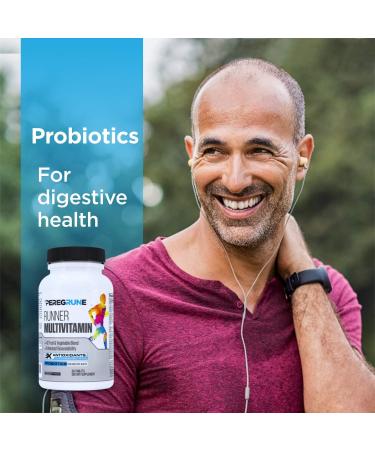 Runner Vitamin: Engineered Multivitamin for Health & Recovery | Complete B Complex for Endurance Energy | Probiotics & Whole Foods | GMP Certified - Buy Online on GoSupps.com