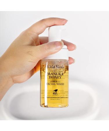 Wild Ferns Manuka Honey Facial Wash - 95% Natural | 100ml - Buy Online on GoSupps.com