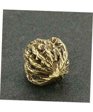 Shop Minkissy Copper Walnut Model Balls - Deep Tissue Massage Decor & Accessories | 2 Pairs of 3.5x3cm Brass Walnut Decor - Buy Online on GoSupps.com