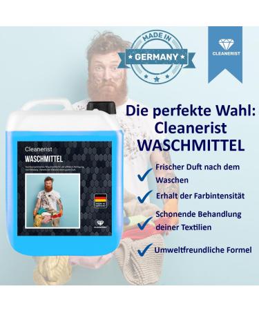 Premium Cleanerist Liquid Detergent - Summer Breeze Limited Edition | 5x5L Large Pack | Up to 550 Washes - Buy Now! - Buy Online on GoSupps.com