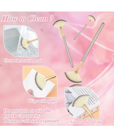 12 Pieces Facial Brushes - Soft Applicator Tools for Masks & Creams - Comfortable Wood Handle - Ideal for Makeup & Skincare (Champagne - Buy Online on GoSupps.com