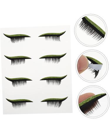 VINTORKY 4 pairs Reusable Eyelid Makeup Sticker Pencils Lash with Liners Self-adhesive Women Tape Decals for 1 count (Pack of 1) As Shown - Buy Online on GoSupps.com