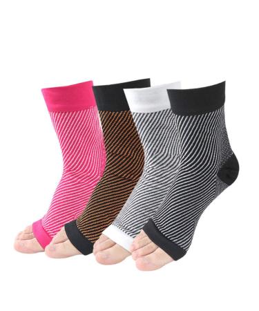 Milisten Ankle Support Sleeve | Yoga & Running Brace | Foot Care & Fitness | L/XL White Ankle Protector - Buy Online on GoSupps.com