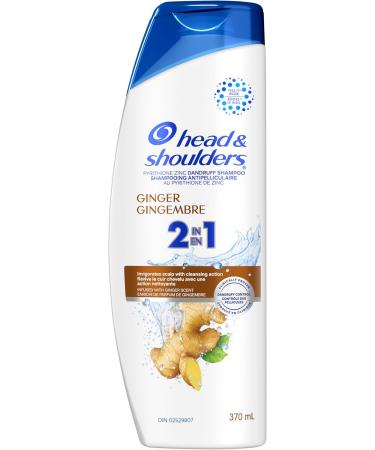 Head & Shoulders Ginger 2-in-1 Anti-Dandruff Shampoo + Conditioner 370 mL - Buy Online on GoSupps.com