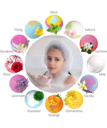 12 Organic Surprise Toy Bath Bombs for Kids - Perfect Birthday Gift for Boys & Girls | OceanFish - Buy Online on GoSupps.com