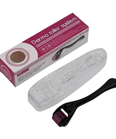 Derma Roller Kit - Titanium 540 Micro Needles for Beard Trimmer & Facial Skin Care Hair Growth Wrinkle Reduction Scar Removal Stretch Marks -Micro-Needling Set for men& women ((1.5mm))