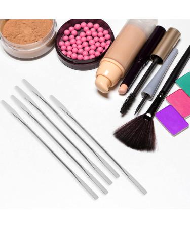 FRCOLOR 5Pcs Stainless Steel Spatula For Makeup Professional Mixing Sticks For Foundation Blush Eyeshadow Nail Polish Easy To Clean Comfortable Use - Buy Online on GoSupps.com