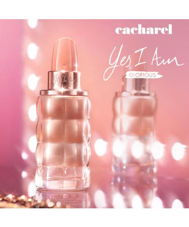 Cacharel Yes I Am Glorious Eau de Parfum for Women Floral Ambery With Notes of White Peach & Milkshake 1.7 Fl Oz (Pack of 1) - Buy Online on GoSupps.com