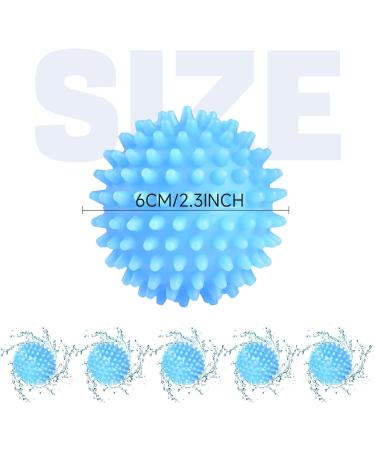 6 Pack Tumble Dryer Balls | Laundry Balls for Washing Machine | Reusable Tumble Dryer Clothes Softener Washing Machine Balls | Washing Machine Balls - Buy Online on GoSupps.com
