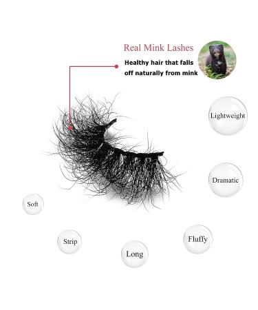 5D Fluffy Mink False Eyelashes - Natural and Dramatic Long Lashes for Women - Reusable and Durable - 1 Pair - Buy Online on GoSupps.com