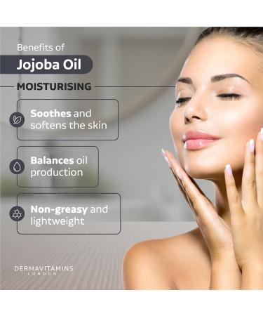 Dermavitamins 100 pure jojoba oil 30 ml - Buy Online on GoSupps.com