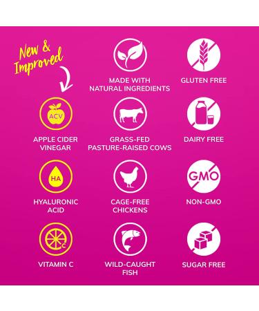 SkinnyFit Super Youth Multi-Collagen Peptides Plus Apple Cider Vinegar  Hyaluronic Acid  & Vitamin C Tropical Punch Flavor  Hair  Skin  Nail & Joint Support  Immunity  Healthy Metabolism  28 Servings - Buy Online on GoSupps.com