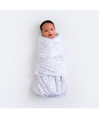 Halo Baby Sleeping Bag Swaddle | 1.5 TOG SleepSack | Blue Moons 100% Cotton | Easy Access Zip | Wearable Blanket for Newborns | Boys & Girls 0-3 Months - Buy Online on GoSupps.com