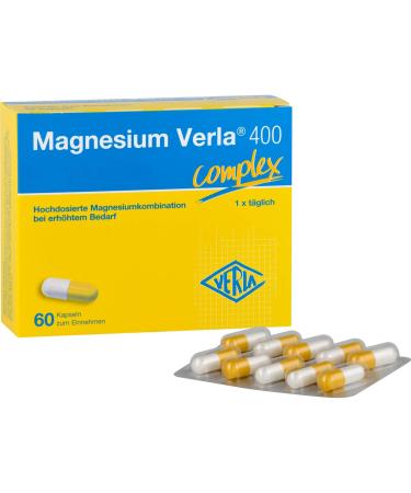 Buy Magnesium Verla 400 Capsules - Premium International Shipping | Boost Health & Wellness - Buy Online on GoSupps.com