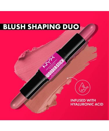 NYX Wonder Stick Blush with Hyaluronic Acid - Light Peach & Baby Pink - Buy Online on GoSupps.com