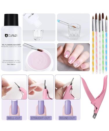 CURKEY 119 in 1 Acrylic Nail Kit Monomer Liquid Set - 36 Colors Glitter Acrylic Powder Set for Beginners - Professional Nail Art Tools Included - Buy Online on GoSupps.com