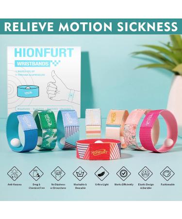 Nausea Relief Wristbands for Motion Sickness - 2 Pairs Medium - M-fla - Buy Online on GoSupps.com