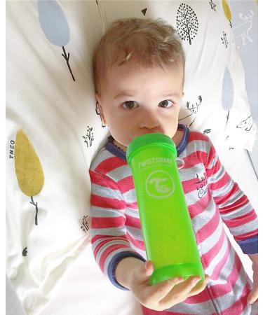 Twistshake Anti-Colic Baby Bottle 260 ml/9 oz - Green | Best for Feeding & Comfort | Shop Internationally - Buy Online on GoSupps.com