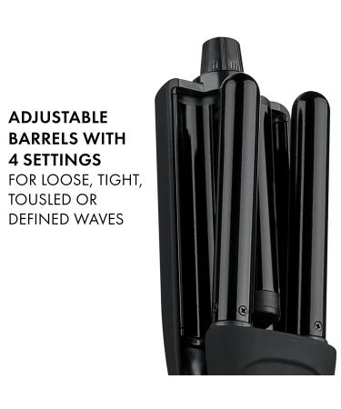 HOT TOOLS Professional Black Gold Adjustable Multi-Hair Waver - Buy Online on GoSupps.com