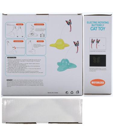 Pawsayes Interactive Indoor Cat Toy - 360 Rotating Butterfly with 2 Refill Packs - Green | Best Cat Toys for Indoor Fun - Buy Online on GoSupps.com