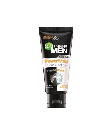 Garnier Men Power White Double Action Face Wash 50gm 100gm (50gm)