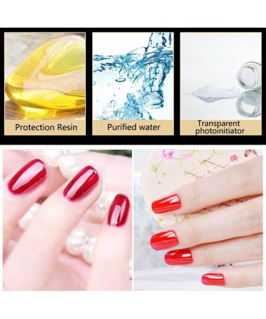 Vishine Base Coat & No wipe No clean Top Coat UV LED Gel Nail Polish Soak Off Varnish Set 8ml Base Top Coat 8ml - Buy Online on GoSupps.com
