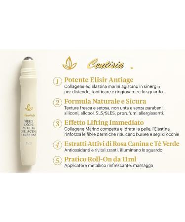 Centisia Antiaging serum collagen and elastin 11 ml - Buy Online on GoSupps.com