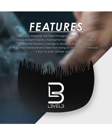 Level 3 Hairline Fiber Comb - Haircut Enhancer for Precise Hair Fiber Application - Buy Online on GoSupps.com