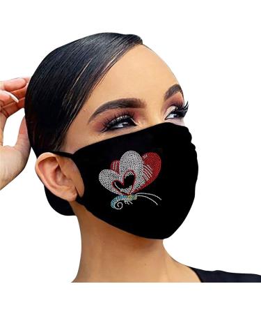 Comfortable Windproof Balacava Cute Sweet Heart Shapes On Blurry Background Romantic Love Valentines Day Printed Facial decorations for adult - Buy Online on GoSupps.com
