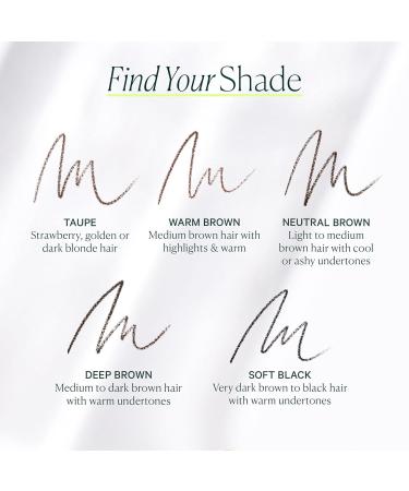 Well People Expressionist Brow Pencil | Vegan & Cruelty-Free Defining Brow Pencil for Natural Finish | Ultra-Fine Tip | Neutral Brown - Shop Internationally - Buy Online on GoSupps.com