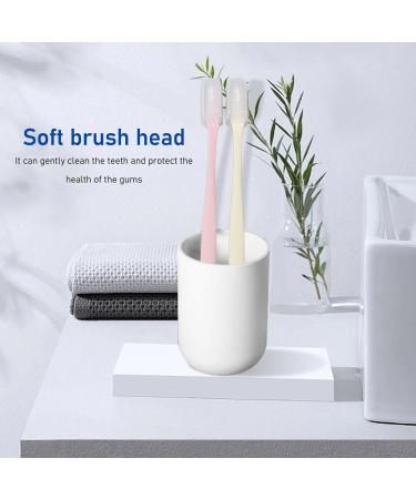Herchr 10-Pack Colorful Soft Manual Toothbrush Set for Adults | Reusable Toothbrushes with Covers - International Shipping Available - Buy Online on GoSupps.com