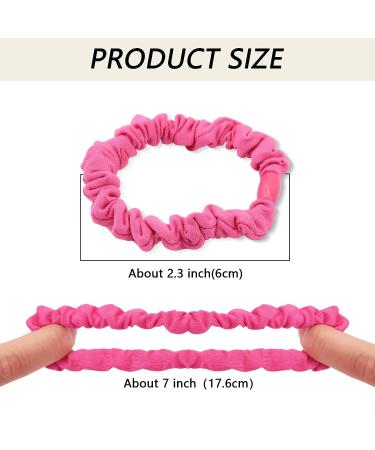 Scrunchies Hair Ties for Heavy or Curly Hair - 48 PCS Elastic Ponytail Holders for Women and Girls - Multi-2 - Buy Online on GoSupps.com