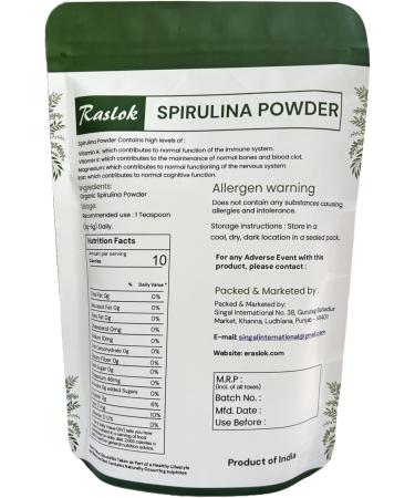 Pure Spirulina Powder | Immune Support and Antioxidants | No Filler & Non-GMO Rich in Vegan Protein (3.52 Oz) 3.52 Ounce (Pack of 1) - Buy Online on GoSupps.com