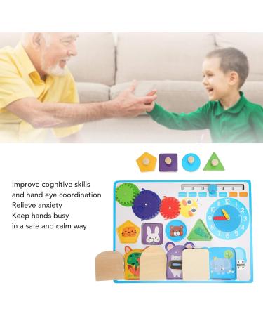 Fidget Board for Seniors | Rounded Edges | Improve Cognitive Skills and Relieve Stress | Perfect for Dementia Patients - Buy Online on GoSupps.com