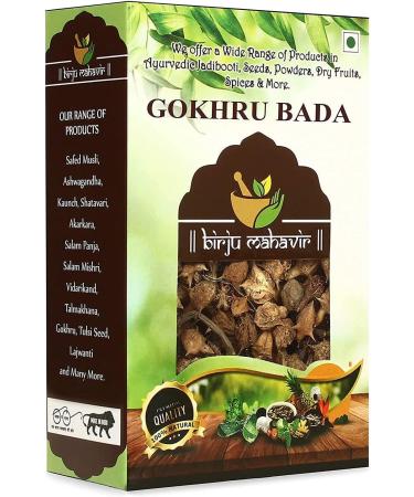 Buy CROW Birju Mahavir Gokhru Bada - Large Caltrops (Pedalium Murex) 100g | Premium Quality Herbal Supplement | International Shipping Available - Buy Online on GoSupps.com