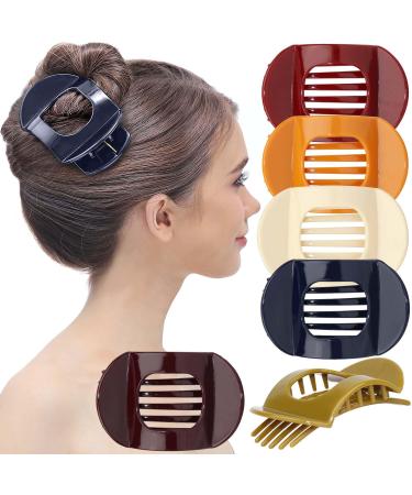 RC Roche 6 pieces large teeth thick hair slipproof hair clip hair clip women girl medium classic multifoles 1 piece (6 Pack) classic multifolitis - Buy Online on GoSupps.com