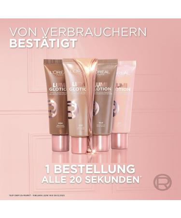 L'Or al Paris Liquid Highlighter with Glycerin & Shea Butter - Perfect Match Lumi Glotion 904 Deep Glow 40ml | Natural Face & Body Glow Enhancer - International Shipping Available - Buy Online on GoSupps.com