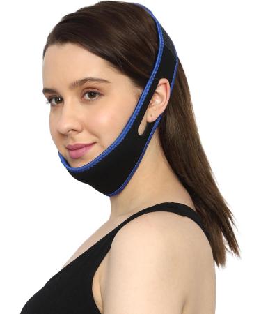 Anti-Snoring Chin Strap with Nose Clip - Natural Sleep Aid | Adjustable Belt for Men and Women | HealthGoodsIn - Buy Online on GoSupps.com