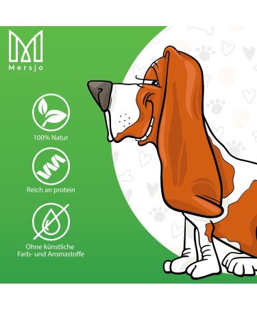 Mersjo Dog Snacks - 2000g Training Treats for All Breeds | Gently Dried Meat Delicacies - 4 Pack Mix (500g) - Premium Dog Food - Buy Online on GoSupps.com