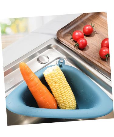 Mikinona 2pcs Sink Storage Box Filter Fruit L Brackets for Shelves Sink Drain with Suction Cup Triangle Shelf - Buy Online on GoSupps.com