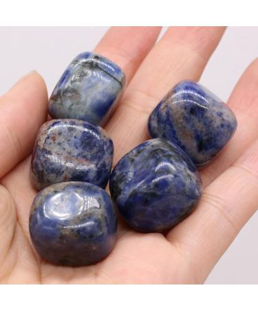 Bulk Natural Black Volcanic Lava Stone Ornaments Polished Rough Rock Reiki Crystals and Stones Home Decor Sodalite 5PC Stone Collection - Buy Online on GoSupps.com