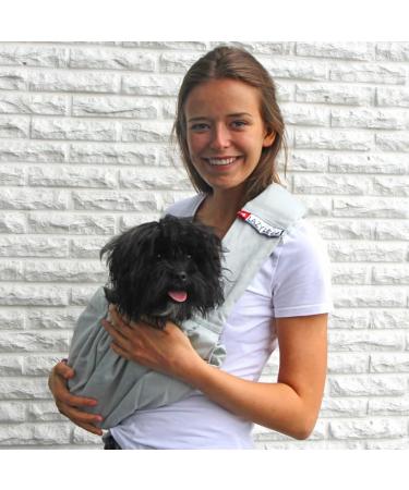 4LazyLegs PET Carrier Pocket Dog Carrier Bag XS - Grey | Comfortable & Stylish Travel Solution for Small Pets | Shop Now! - Buy Online on GoSupps.com