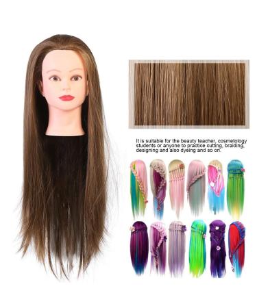 Practice Head for Hair Styling | Realistic Hairdresser Doll for Salons - Ideal for Beauticians (Gold) - Buy Online on GoSupps.com