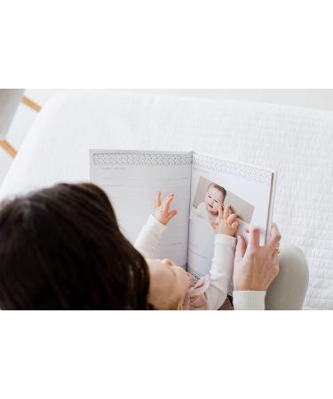 Pearhead First 5 Years Baby Memory Book - Gender-Neutral Baby Keepsake - Black and Gold Polka Dot Design - Perfect Gift for New Parents - Includes Hello Baby Sonogram Book - 1 Count - Buy Online on GoSupps.com