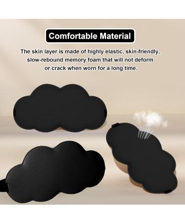 Buy 2 Pieces 3D Blindfold Eye Cover Sleep Mask - 100% Light Blocking Soft & Comfortable for Men & Women - Perfect for Back & Side Sleepers - Buy Online on GoSupps.com